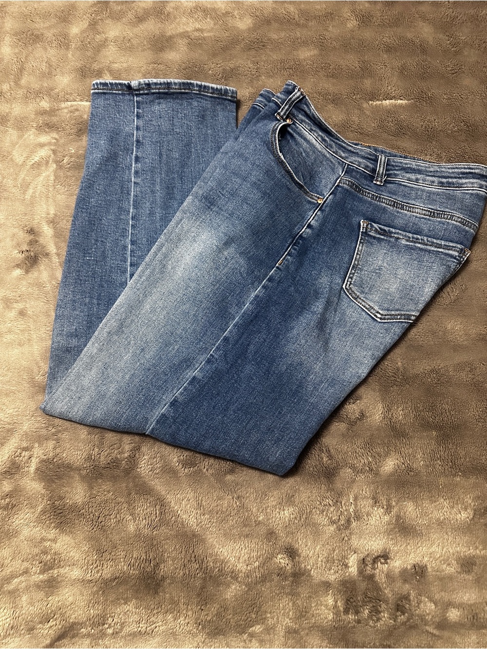 Wax jeans women Blue Denim Jeans - Classic Straight Fit